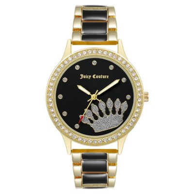 часовник,часовници,juicy,couture,jc1334bkgp,woman,watch,golden,(golden,multicolored,black)