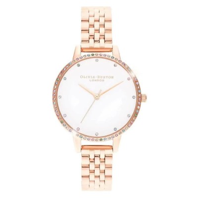 часовник,часовници,olivia,burton,ob16rb21,woman,watch,golden,(pink,pink,white)