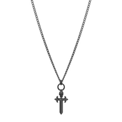 бижутерия,police,pejgn2112802,necklace,silver,(black)
