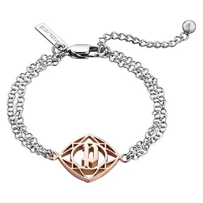 бижутерия,police,pj25598bssrg0,bracelet,silver,(grey)
