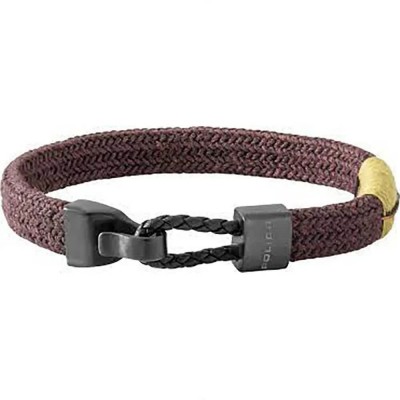 бижутерия,police,pj26490blc.01,bracelet,brown,(red)