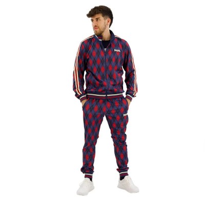 анцуг,мъжки,анцузи,lonsdale,redford,slim,fit,tracksuit,red,(navy,red,ecru)