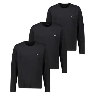 мъжко,бельо,boss,classic,10243514,01,long,sleeve,base,layer,3,units,black,(black)