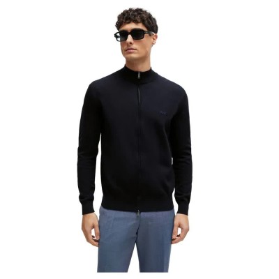 блуза,мъжки,пуловери,boss,palano,full,zip,sweater,blue