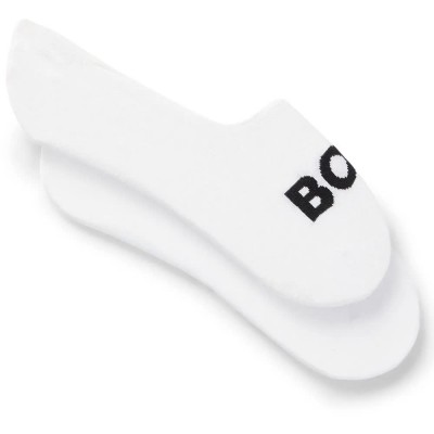 чорапи,мъжки,чорапи,boss,uni,logo,cc,10260228,socks,2,pairs,white,(white)