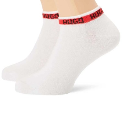 чорапи,мъжки,чорапи,hugo,tape,10260252,socks,2,pairs,white,(white)