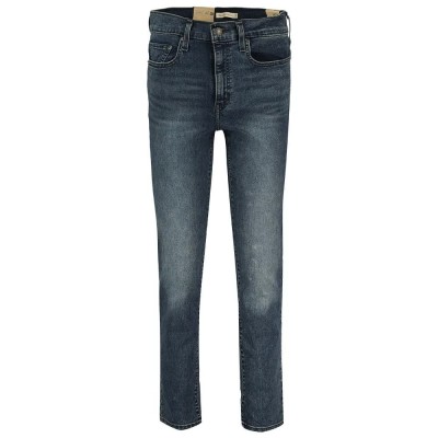 дънки,дамски,панталони,levi´s,®,724™,straight,high,waist,jeans,med,indigo,worn,in,around,the,bend,l,(blue)