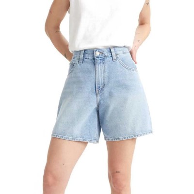 къси,панталони,дамски,панталони,levi's®,baggy,high,waist,denim,shorts,blue