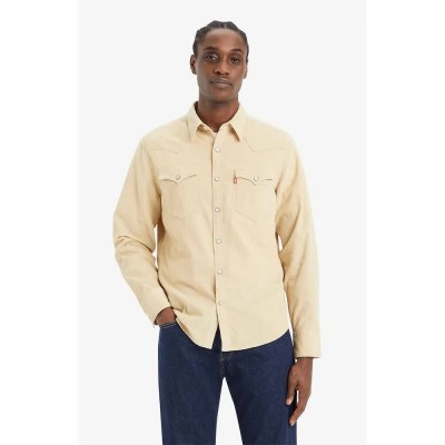 риза,с,дълъг,ръкав,мъжки,ризи,levi's®,barstow,western,standard,corduroy,long,sleeve,shirt,beige