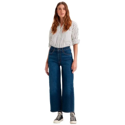 дънки,дамски,панталони,levi´s,®,wide,leg,high,waist,jeans,blue,(dark,indigo,worn,in)