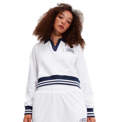 блуза,дамски,блузи,ellesse,crocetta,cropped,sweatshirt,white