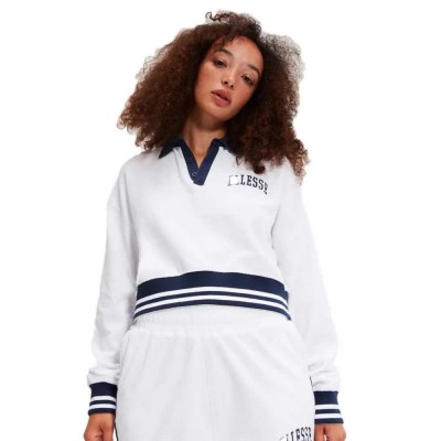 блуза,дамски,блузи,ellesse,crocetta,cropped,sweatshirt,white,(white)