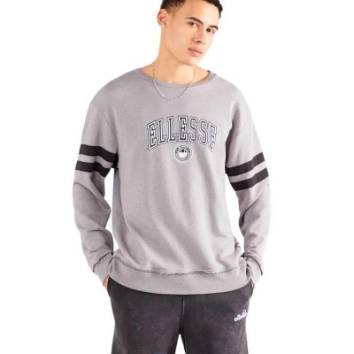 блуза,мъжки,пуловери,ellesse,vivar,sweatshirt,grey,marl,(grey)
