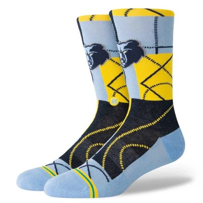 чорапи,мъжки,чорапи,stance,zone,mem,socks,multicolor,(light,blue)