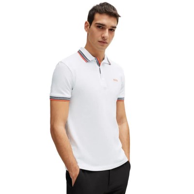 мъжки,блузи,с,яка,boss,paddy,short,sleeve,polo,natural,natural,(white)