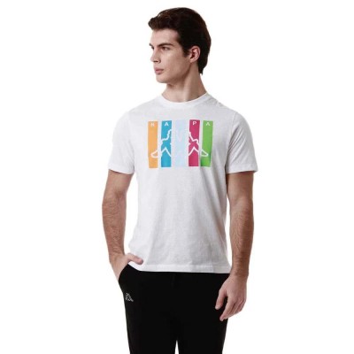 тениска,мъжки,тениски,kappa,funior,short,sleeve,t,shirt,white