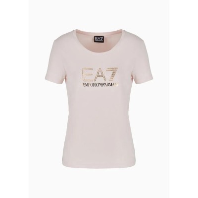 тениска,дамски,тениски,ea7,emporio,armani,8ntt67,tjdqz,short,sleeve,t,shirt,beige,(mauve,chalk)