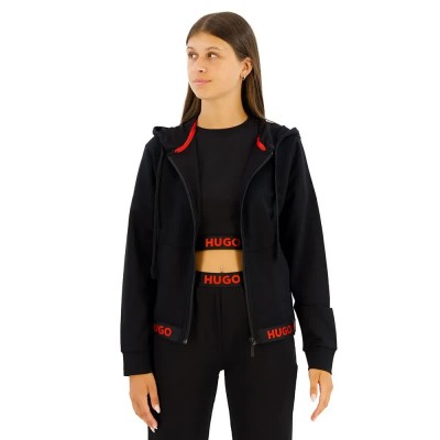 блуза,дамски,блузи,hugo,logo,10262204,full,zip,sweatshirt,black