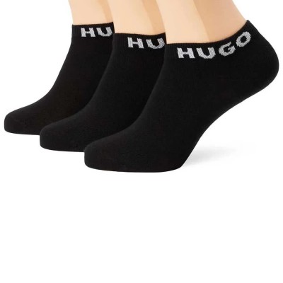 чорапи,дамски,чорапи,hugo,uni,10260271,socks,3,pairs,black,(black)