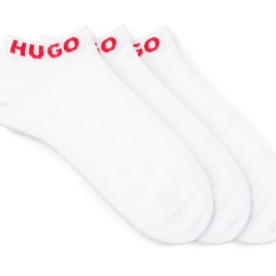 чорапи,дамски,чорапи,hugo,uni,cc,w,10260271,socks,3,pairs,white