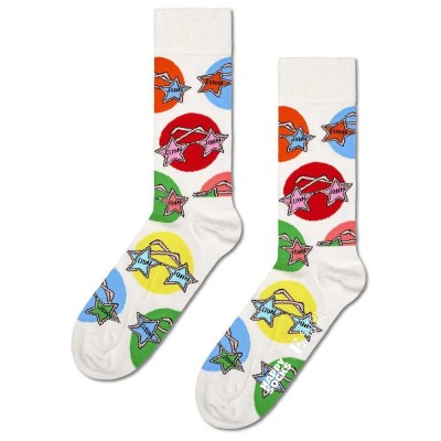 чорапи,мъжки,чорапи,happy,socks,elton,glasses,crew,socks,white,(white)