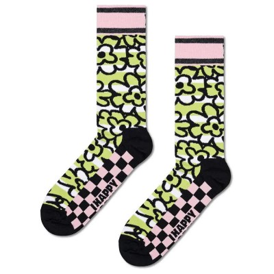 чорапи,мъжки,чорапи,happy,socks,flow,flower,crew,socks,multicolor,(light,yellow)