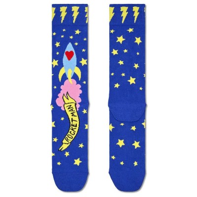 чорапи,мъжки,чорапи,happy,socks,rocket,man,crew,socks,blue,(multicolor)