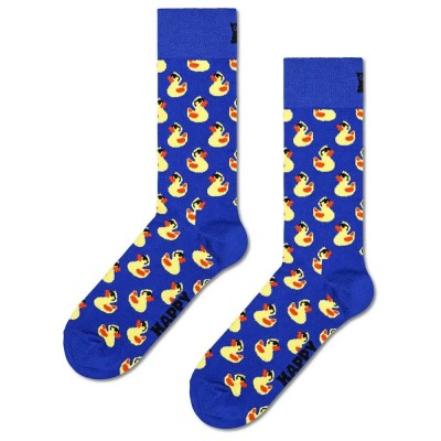 чорапи,мъжки,чорапи,happy,socks,rubber,duck,crew,socks,multicolor,(navy)