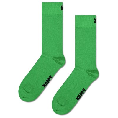 чорапи,мъжки,чорапи,happy,socks,solid,crew,socks,green