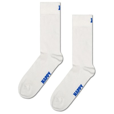чорапи,мъжки,чорапи,happy,socks,solid,crew,socks,white