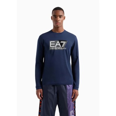 тениска,мъжки,тениски,ea7,emporio,armani,3dpt64,pj03z,long,sleeve,t,shirt,blue,(navy,blue)