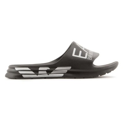 мъжки,джапанки,и,чехли,ea7,emporio,armani,xbp008,xk337,slides,black,silver,(black)