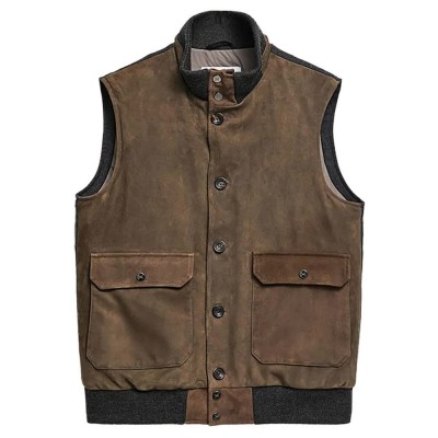 потник,мъжки,потници,hackett,sr,lux,suede,vest,brown