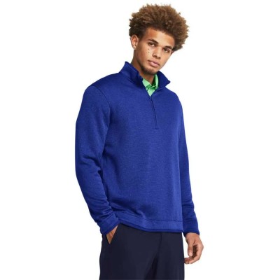 мъжки,пуловери,under,armour,golf,storm,lb,half,zip,fleece,blue,(royal,royal,black)