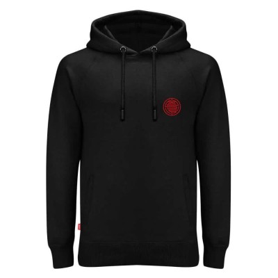 суичър,мъжки,пуловери,kumu,lotus,hoodie,black,(black)