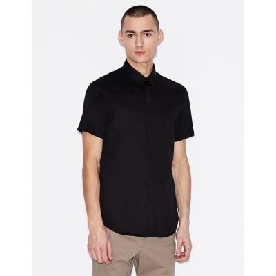 риза,с,дълъг,ръкав,мъжки,ризи,armani,exchange,8nzcbf,zn10z,long,sleeve,shirt,black