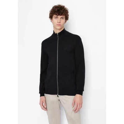блуза,мъжки,пуловери,armani,exchange,8nze4d,zm8cz,full,zip,sweater,black