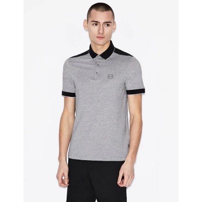 мъжки,блузи,с,яка,armani,exchange,8nzf76,z8m5z,short,sleeve,polo,grey