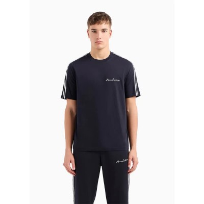 тениска,мъжки,тениски,armani,exchange,8nztsg,zj9az,short,sleeve,v,neck,t,shirt,blue,(navy)