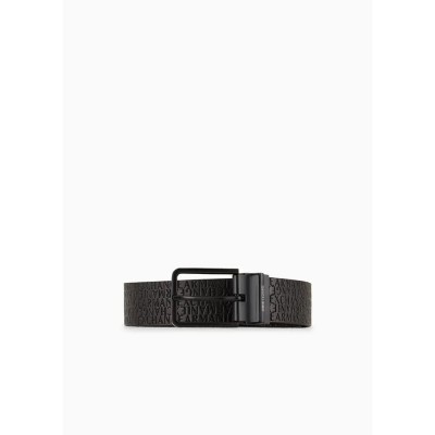 колан,колани,armani,exchange,951325,2f800,leather,belt,black,(black,grey)