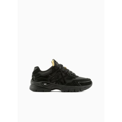 маратонки,мъжки,маратонки,armani,exchange,xux188,xv775,trainers,black