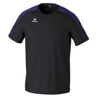 тениска,мъжки,тениски,erima,evo,star,short,sleeve,t,shirt,black,ultra,violet,(black)