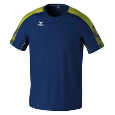тениска,мъжки,тениски,erima,evo,star,short,sleeve,t,shirt,new,navy,lime,(blue)
