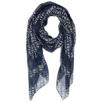 шал,ръкавици,шапки,и,шалове,armani,exchange,944106,0a821,scarf,navy,white,(blue)