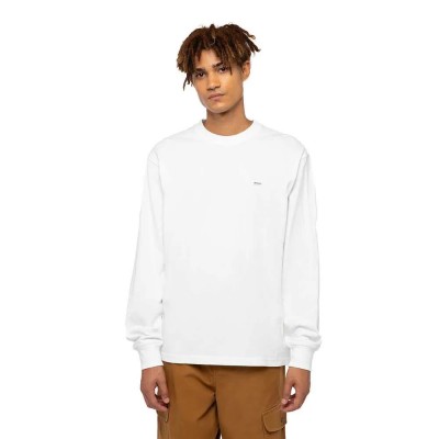 тениска,мъжки,тениски,dickies,clancy,heavyweight,long,sleeve,t,shirt,white