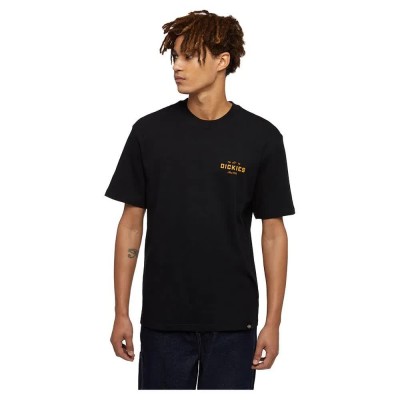 тениска,мъжки,тениски,dickies,emblem,short,sleeve,t,shirt,black,(black)