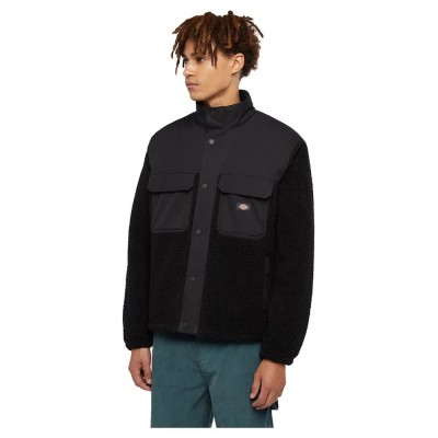 блуза,мъжки,пуловери,dickies,pinesdale,full,zip,sweatshirt,black