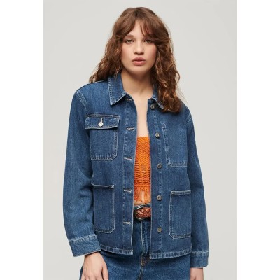 яке,дамски,якета,и,палта,superdry,denim,chore,jacket,blue