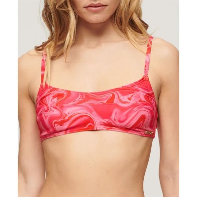 дамски,бански,костюми,superdry,print,bralette,bikini,top,pink,(malibu,pink,marble)