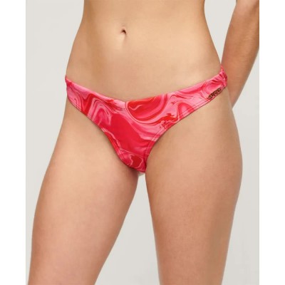 дамски,бански,костюми,superdry,print,cheeky,bikini,bottom,pink,(malibu,pink,marble)
